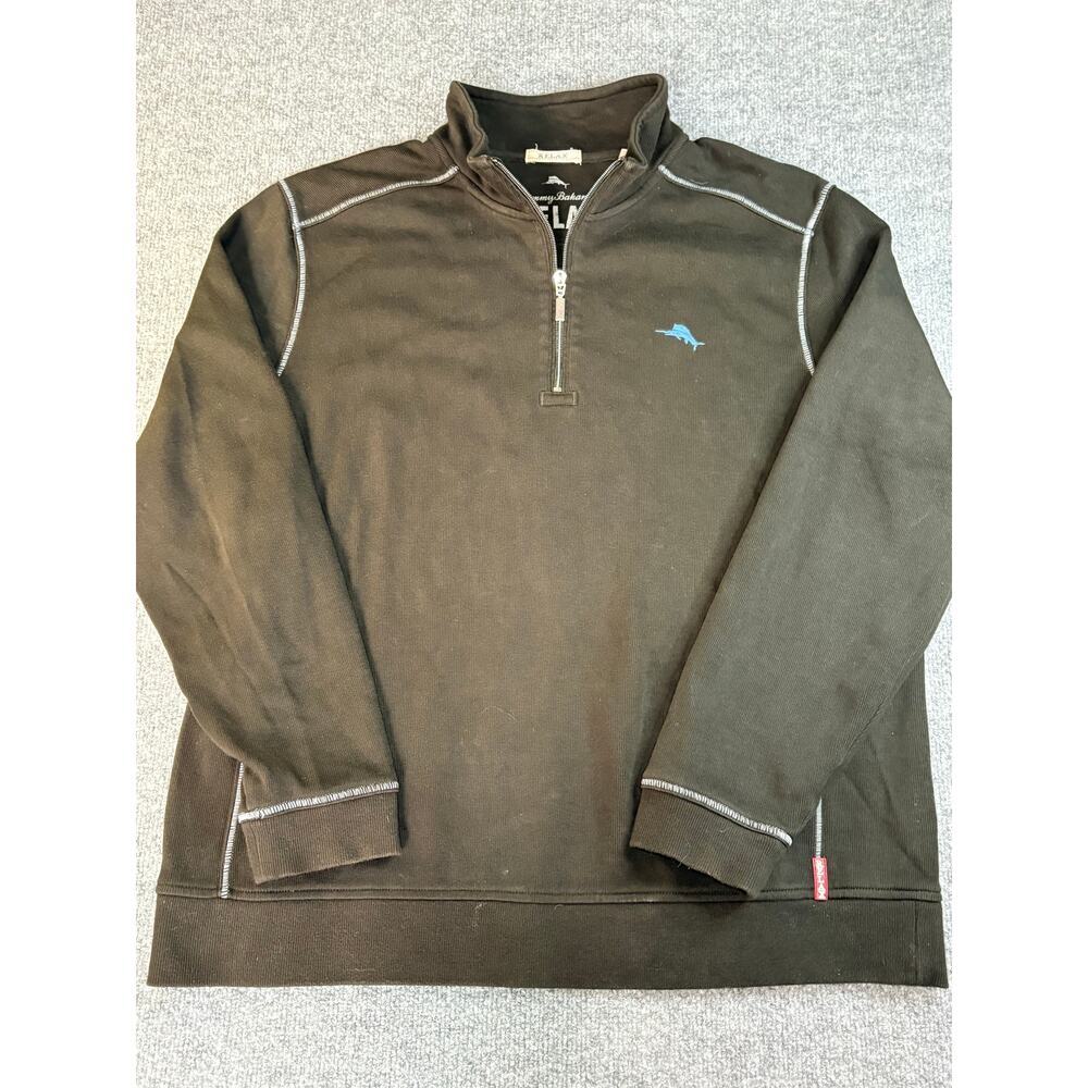 Tommy Bahama Marlin Relax XL Quarter 1/4 Zip Pullover Long Sleeve Shirt